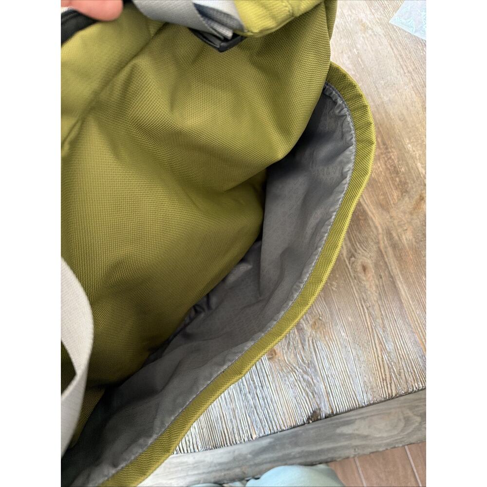 Go Gaga Messenger Diaper Bag Olive Green Gray dad's mom's baby sling purse - Picture 6 of 16